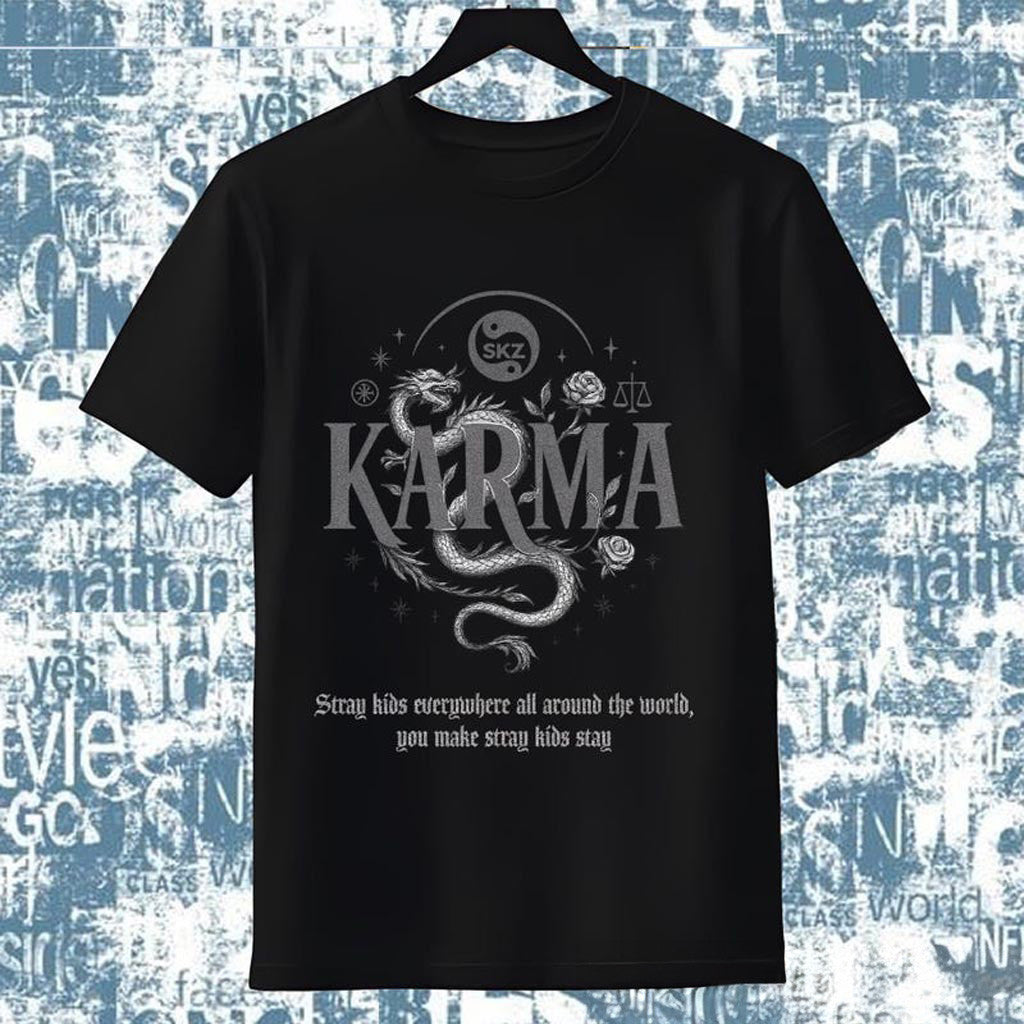 Retro Stray Kids Karma Shirt, SKZ Karma Sweatshirt, Stray Kids Karma Comeback Shirt, Stray Kids Retro Stray Kids Karma Shirt, SKZ Karma Sweatshirt, Stray Kids Karma Comeback Shirt, Stray Kids