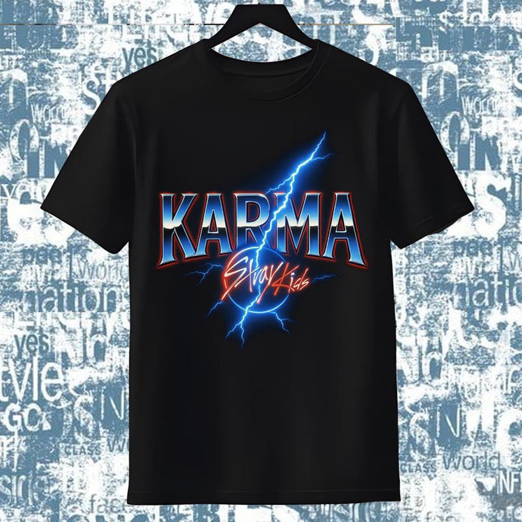 Retro Stray Kids Karma Shirt, SKZ Karma Sweatshirt, Stray Kids Royal Karma Sport Shirt, Stray Retro Stray Kids Karma Shirt, SKZ Karma Sweatshirt, Stray Kids Royal Karma Sport Shirt, Stray