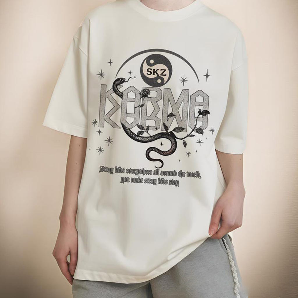 Retro Stray Kids Karma Shirt Stray Kids World Tour Hoodie Stray Kids Karma Comeback Shirt Retro Stray Kids Karma Shirt Stray Kids World Tour Hoodie Stray Kids Karma Comeback Shirt