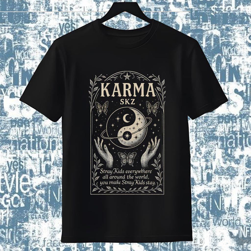 Retro Stray Kids Karma Shirt, Tarot SKZ Karma Sweatshirt, Stray Kids Karma Comeback Shirt, Retro Stray Kids Karma Shirt, Tarot SKZ Karma Sweatshirt, Stray Kids Karma Comeback Shirt,