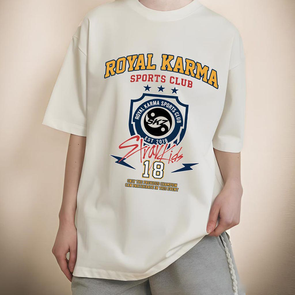 Retro Stray Kids Royal Karma Sports Club Shirt Stray Kids Karma Shirt SKZ Karma Sweatshirt Retro Stray Kids Royal Karma Sports Club Shirt Stray Kids Karma Shirt SKZ Karma Sweatshirt