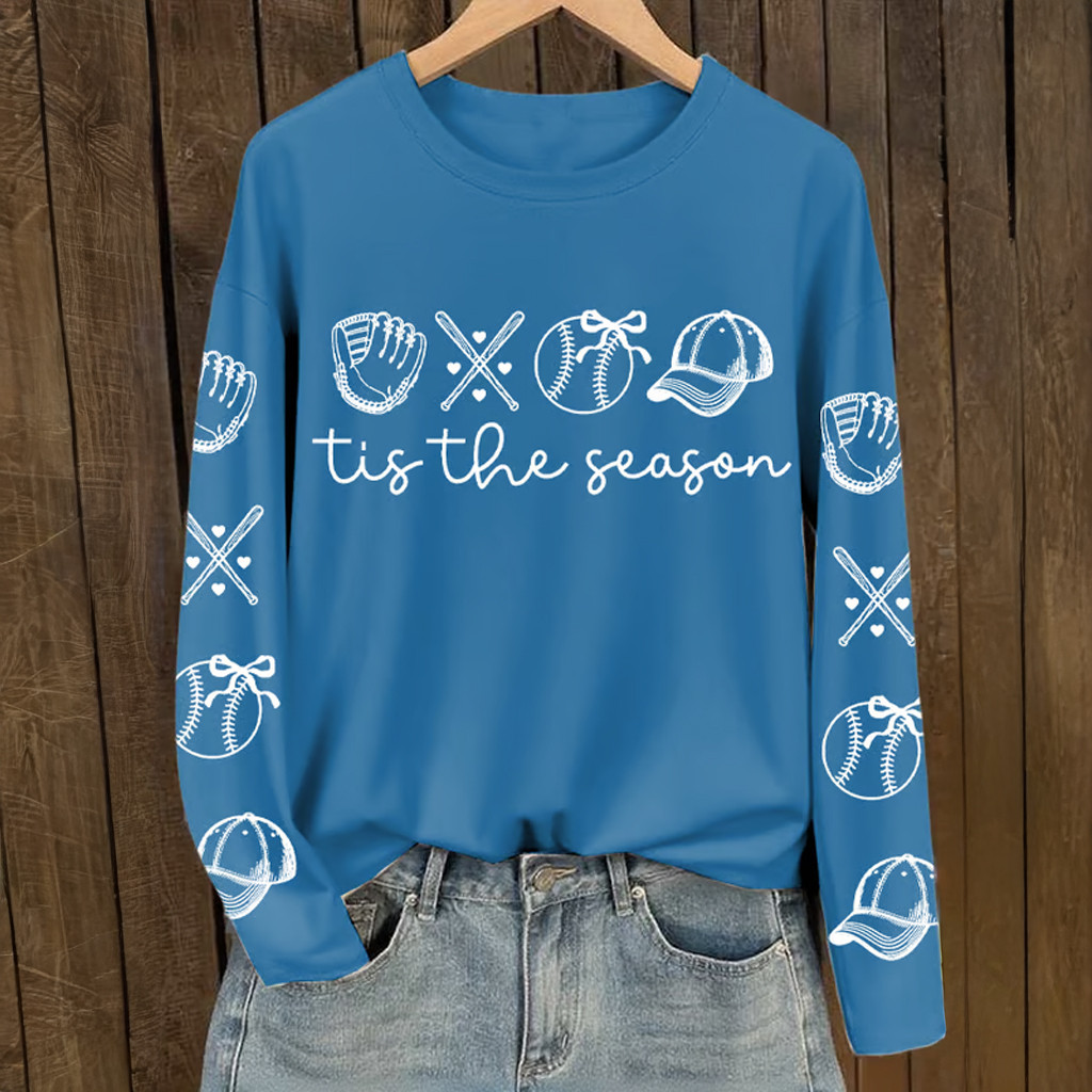 Retro Tis The Season Long Sleeve T-Shirt Game Day Shirt World Series Merch 2025