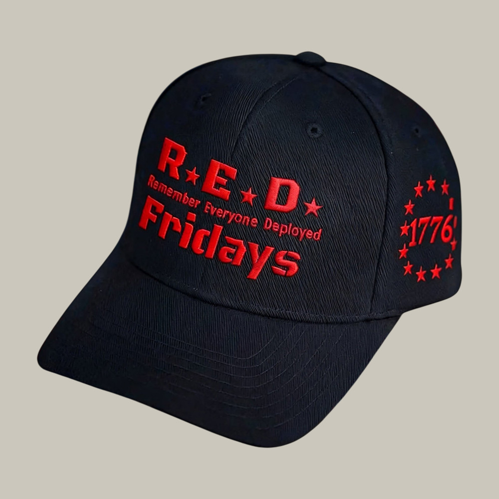 Retro US Red Friday 1776 Hat Remember Everyone Deployed Baseball Cap Patriotic Gift For Veterans