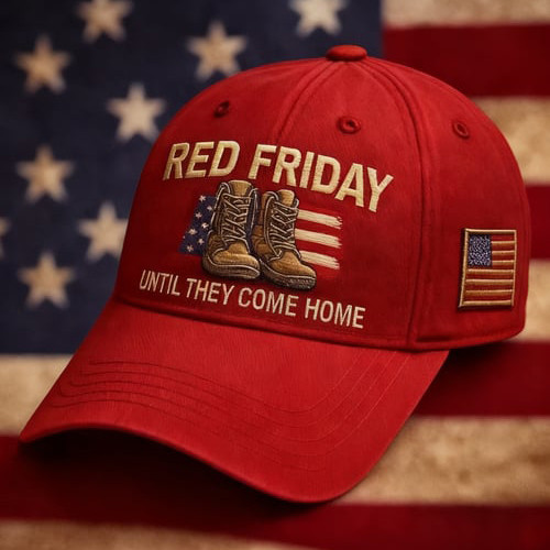 Retro US Red Friday Until They Come Home Hat American Flag Baseball Cap Gift For Red Friday