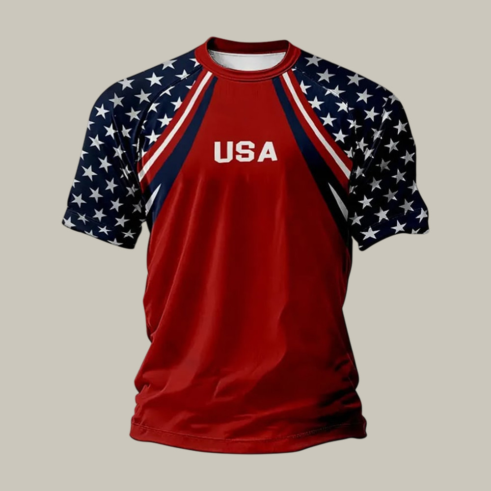 Retro USA 250th Anniversary T-Shirt Independence Day 2026 Clothes Patriotic Dad Gift