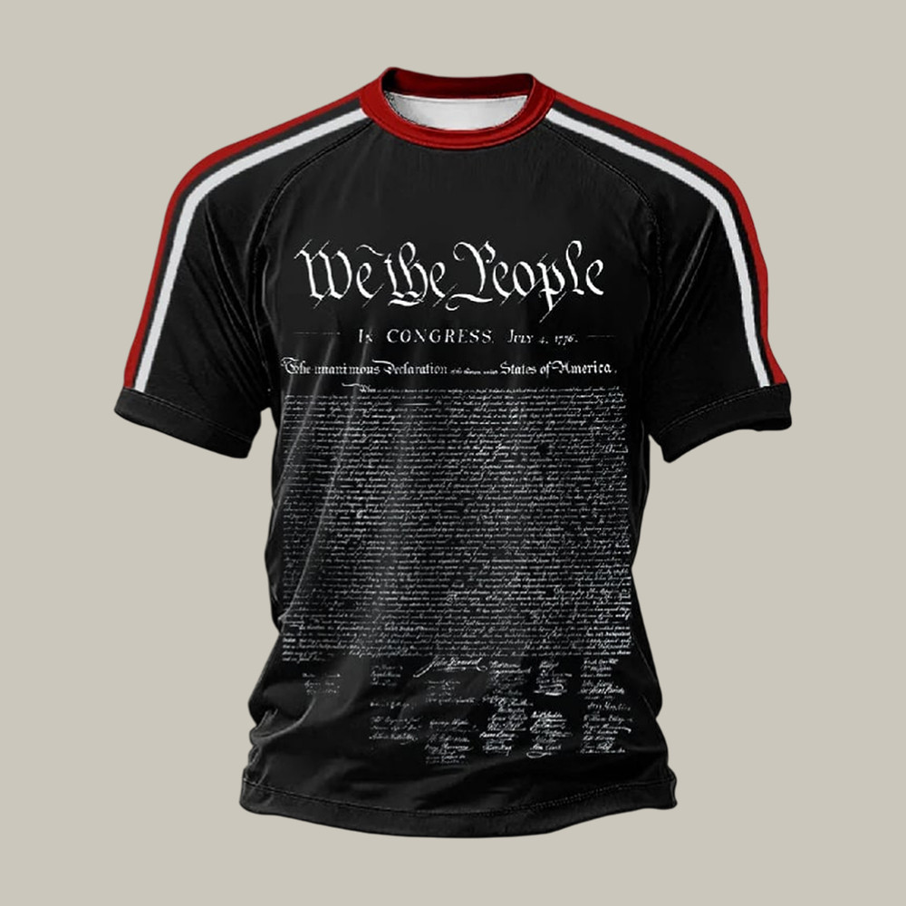 Retro USA 250th Anniversary We The People T-Shirt Independence Day Shirt July 4 Gifts