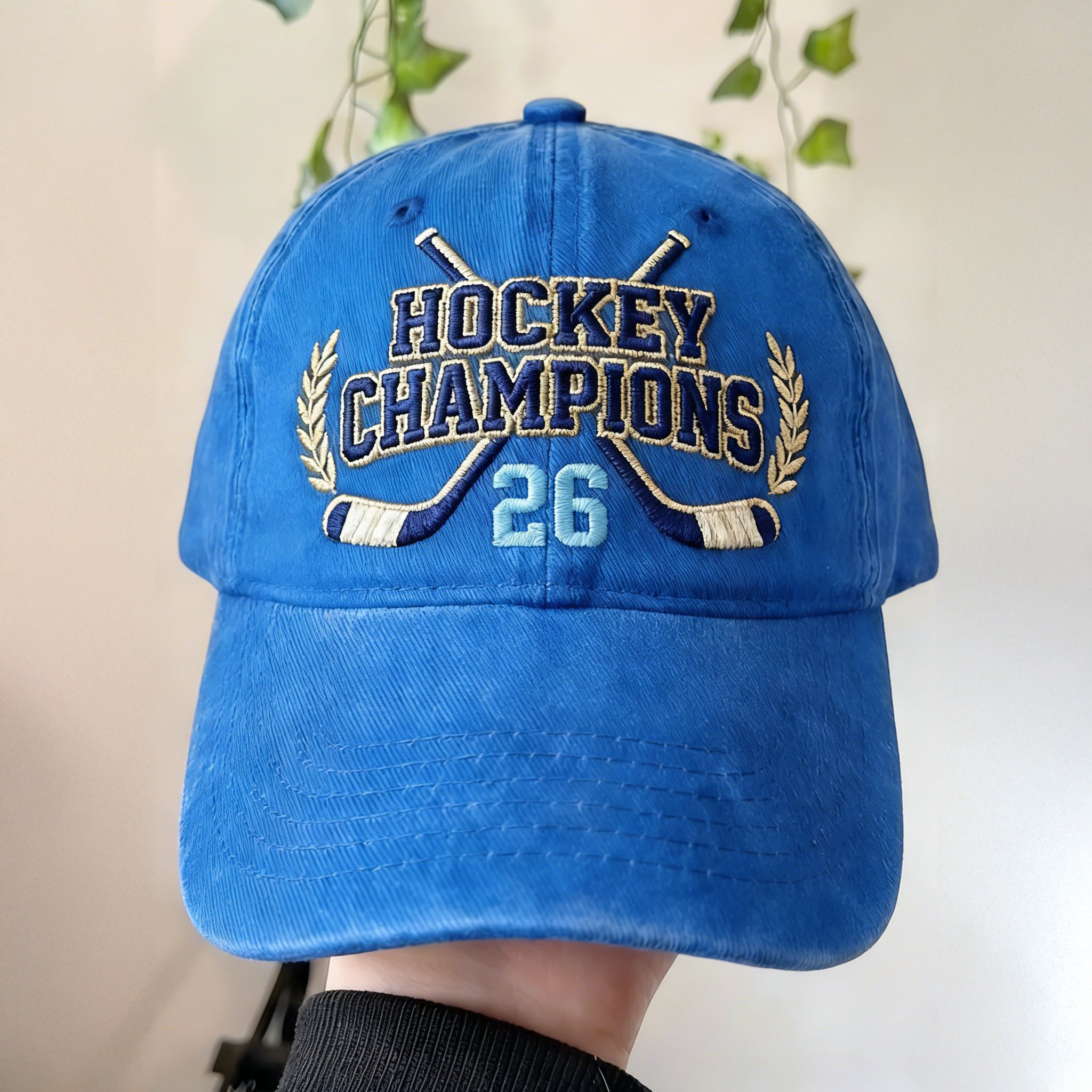 Retro USA Hockey Champions 2026 Gold Medal Hat USA Hockey Golf Baseball Cap Fans Gear