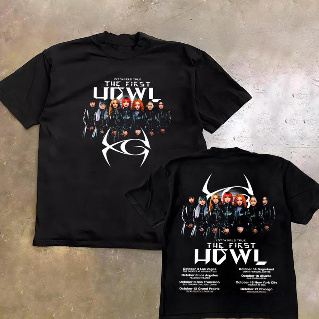 Retro XG 1st World Tour Shirt Xg The first HOWL Sweatshirt Xg Woke Up Jurin Chisa Cocona Retro XG 1st World Tour Shirt Xg The first HOWL Sweatshirt Xg Woke Up Jurin Chisa Cocona