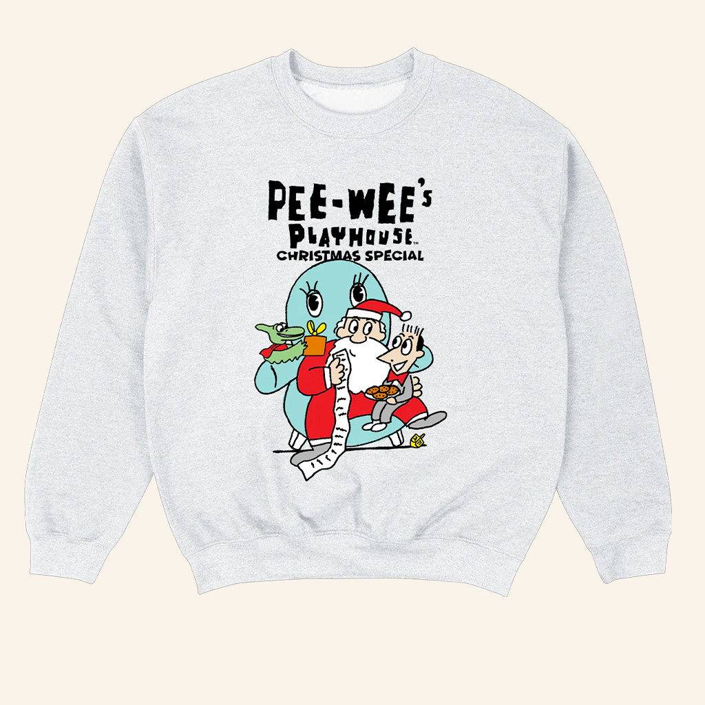 Retrokid Merch Pee-Wee's Playhouse Christmas Special Sweatshirt Xmas Gifts For Husband Retrokid Merch Pee-Wee's Playhouse Christmas Special Sweatshirt Xmas Gifts For Husband