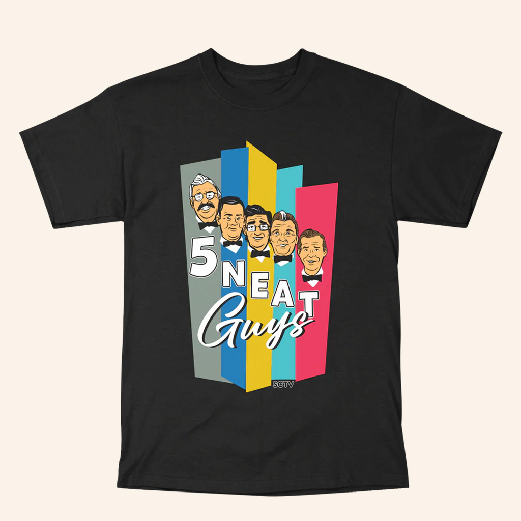 Retrokid Merch SCTV 5 Neat Guys T-Shirt Gifts Ideas For Brothers