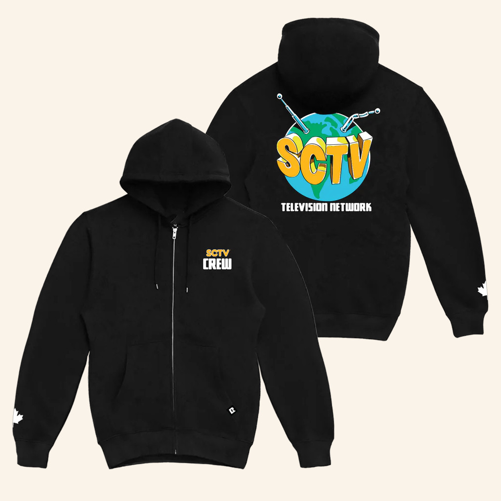 Retrokid Merch SCTV Television Networks Zip Hoodie Gifts For Friends