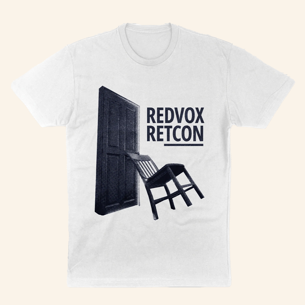 Retroware Merch Red Vox Retcon White T-Shirt Music Related Gifts For Guys