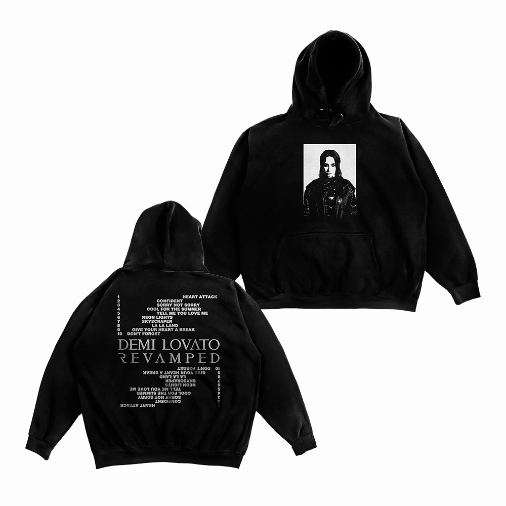Revamped Demi Lovato Hoodie Demi Lovato Hooded Sweatshirt Music Lover Gift For Girlfriend