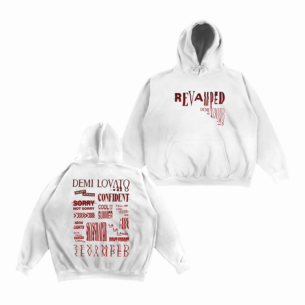 Revamped Tracklist Demi Lovato Hoodie Music Apparel Present For Demi Lovato Lovers