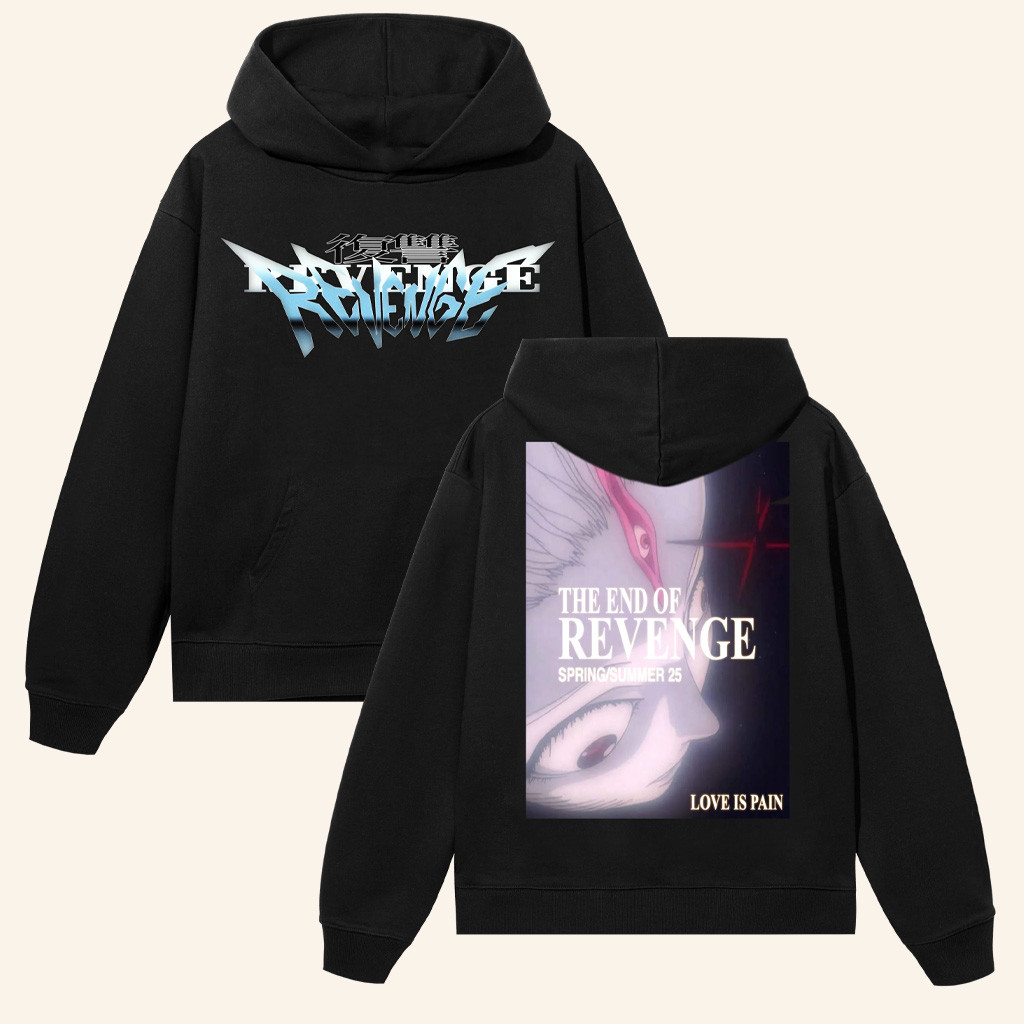 Revenge Merch Finale Hoodie Black Christmas Gifts For Boyfriend