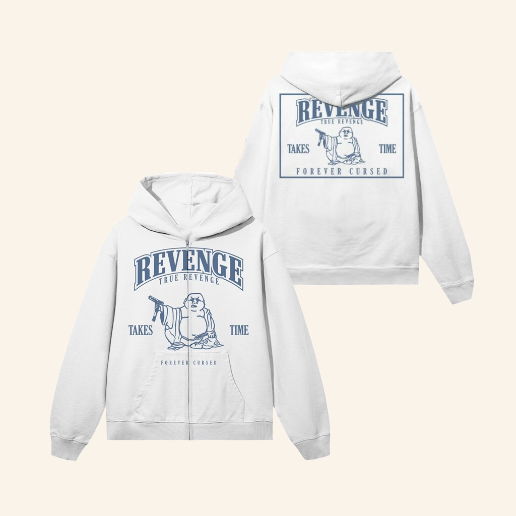 Revenge Merch True Revenge Takes Time Zip Hoodie Birthday Gifts For Son Revenge Merch True Revenge Takes Time Zip Hoodie Birthday Gifts For Son