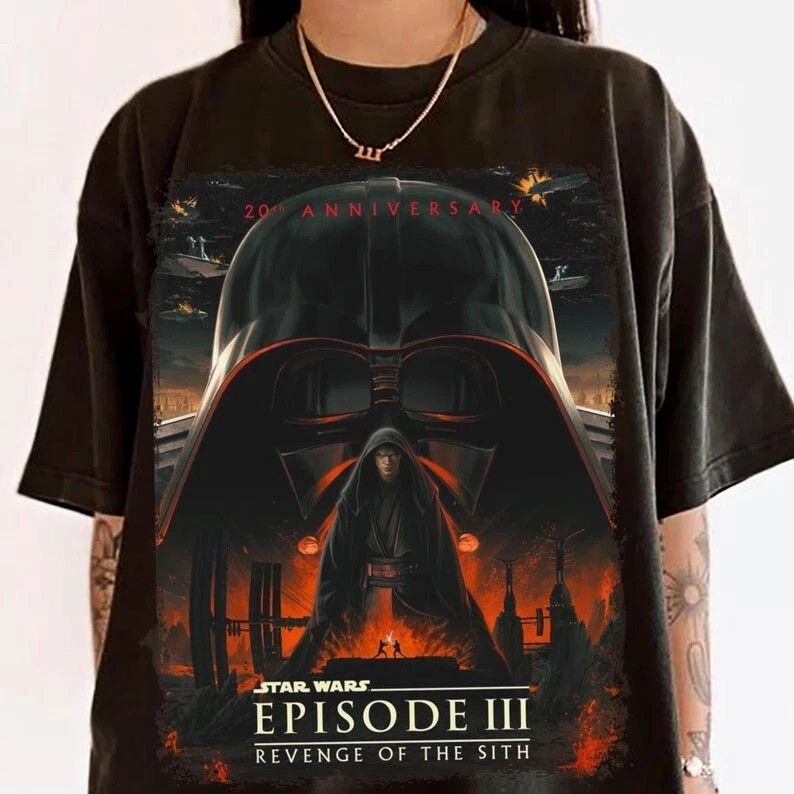 Revenge Of The Sith 20Th T-Shirt Anakin Skywalker Shirt Gifts For Fans