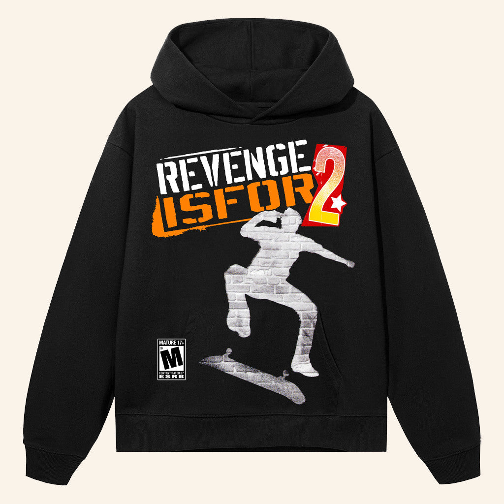 Revenge Official Merch World Destruction Hoodie Black Gifts For Boyfriend Revenge Official Merch World Destruction Hoodie Black Gifts For Boyfriend