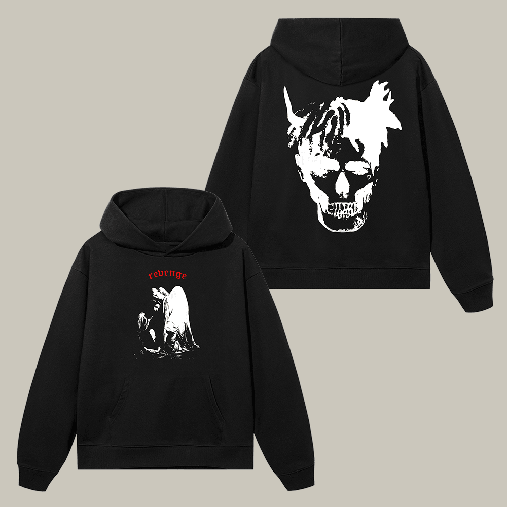 Revenge x XXXTentacion Angel Hoodie Revenge Hooded Sweatshirt Music Lover Gifts