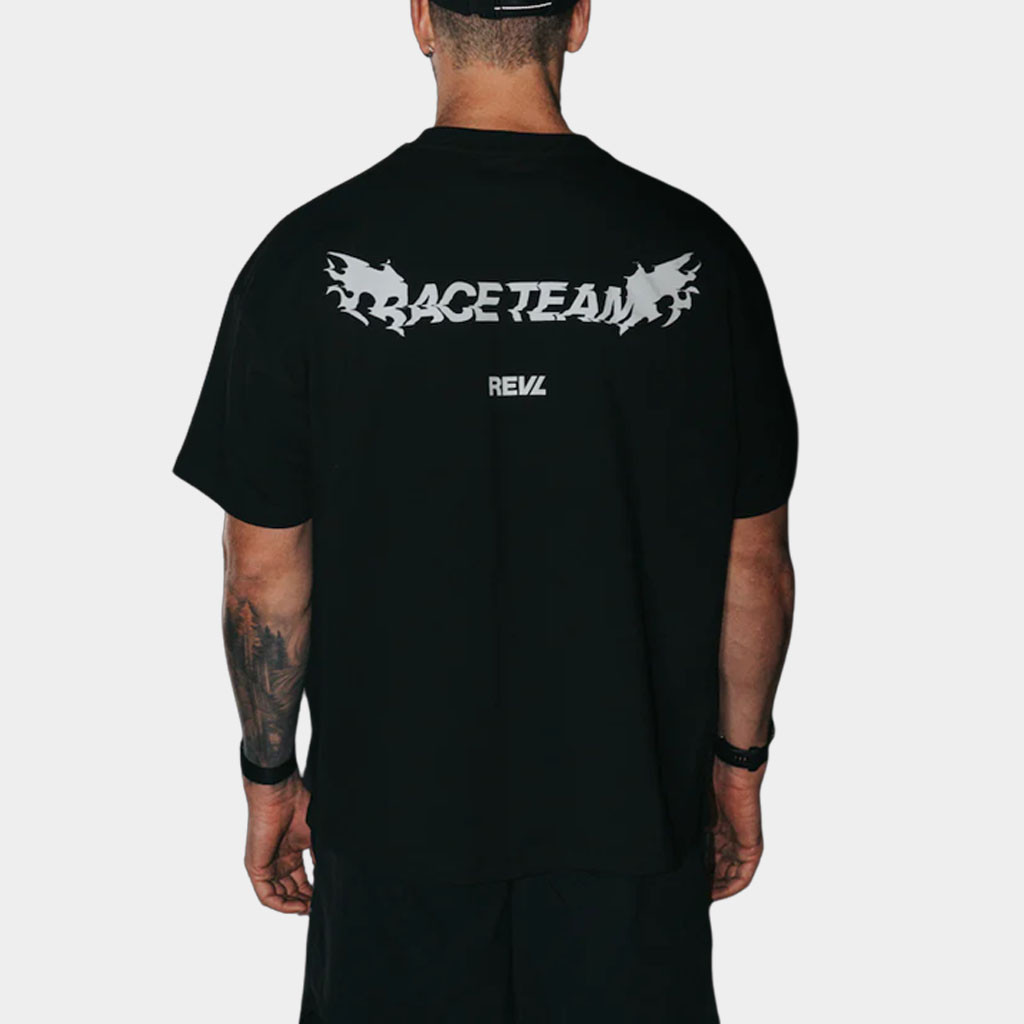 Revl Training Merch Race Team T-Shirt Black Birthday Gift For Husband