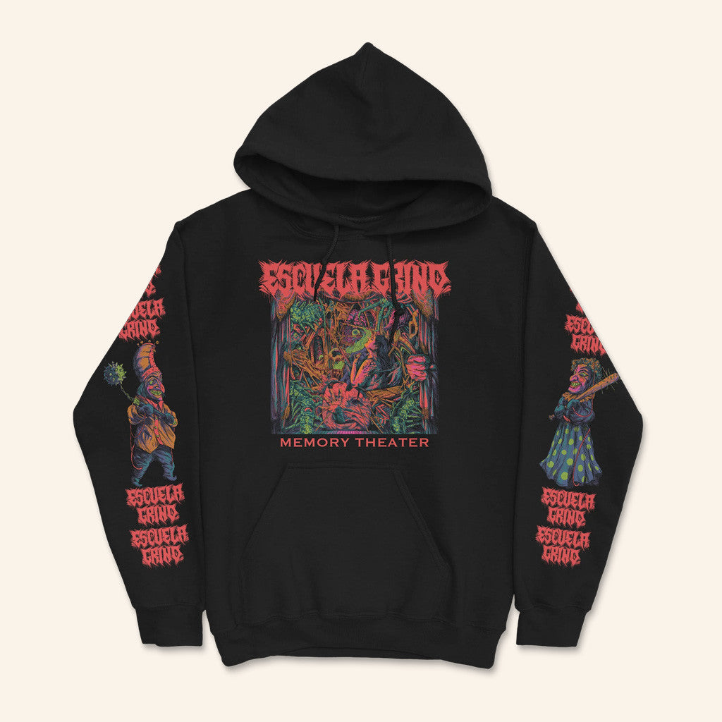 Revolvermag Merch Escuela Grind Memory Theater Hoodie Gifts For Him Revolvermag Merch Escuela Grind Memory Theater Hoodie Gifts For Him