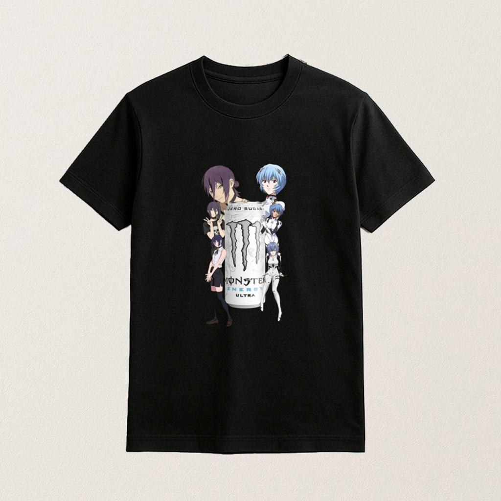 Reze And Rei Monster Energy Shirt Funny Anime T-Shirt Gifts For Girlfriend