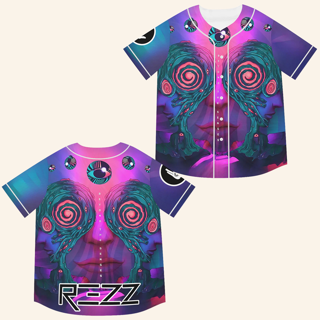 Rezz Merch Rezz Baseball Jersey EDM Jersey Christmas Present For DJ Fan