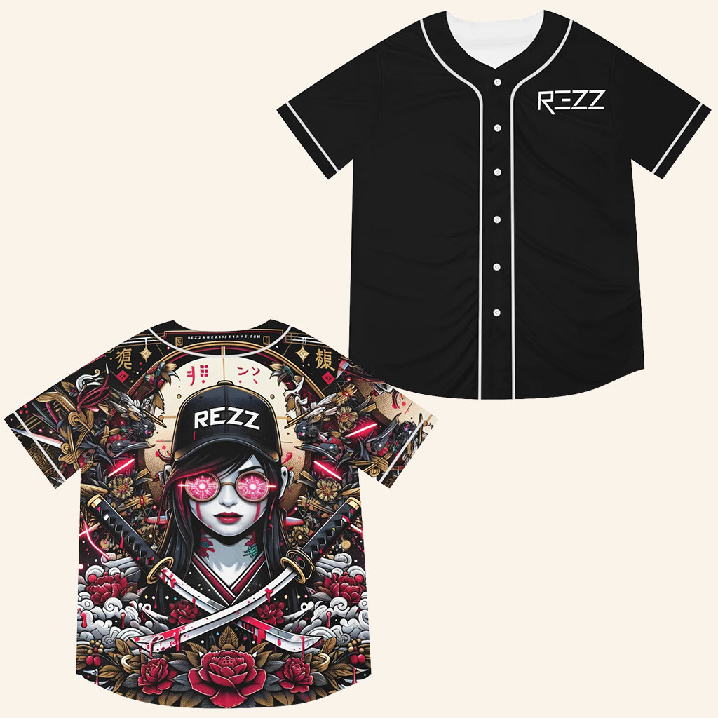 Rezz Merch Rezz EDM Rave Jersey Asian Themed Apparel Best Christmas Gifts For DJ Fan