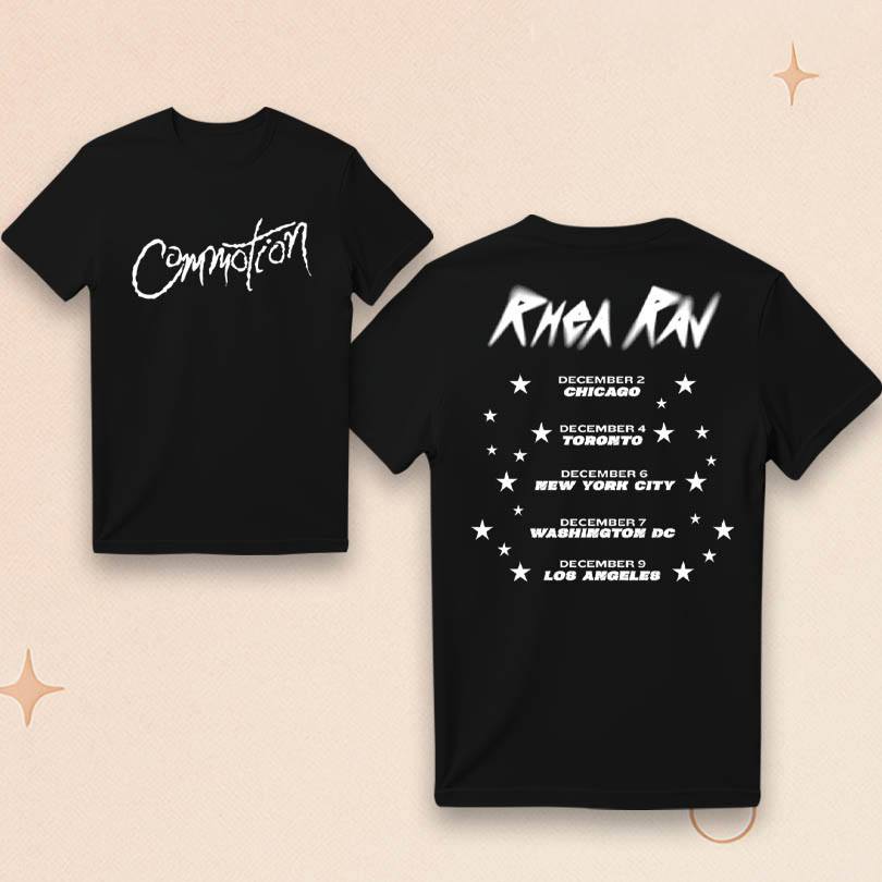Rhea Raj Merch Rhea Raj Commotion Tour 2025 T-Shirt Gift Ideas For Music Lovers