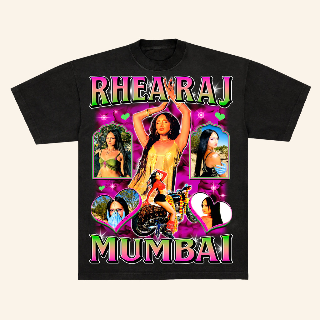 Rhea Raj Merch Rhea Raj X Kash Collective Mumbai Bollywood Style T-Shirt Gifts For Her Rhea Raj Merch Rhea Raj X Kash Collective Mumbai Bollywood Style T-Shirt Gifts For Her