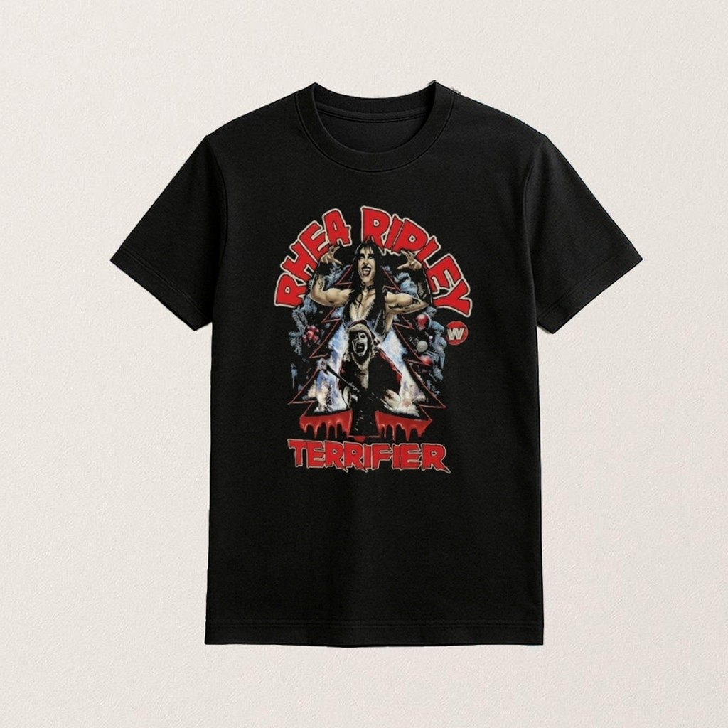 Rhea Ripley Terrifier 2025 Shirt Rhea Ripley Merch Gifts For WWE Wrestling Fans