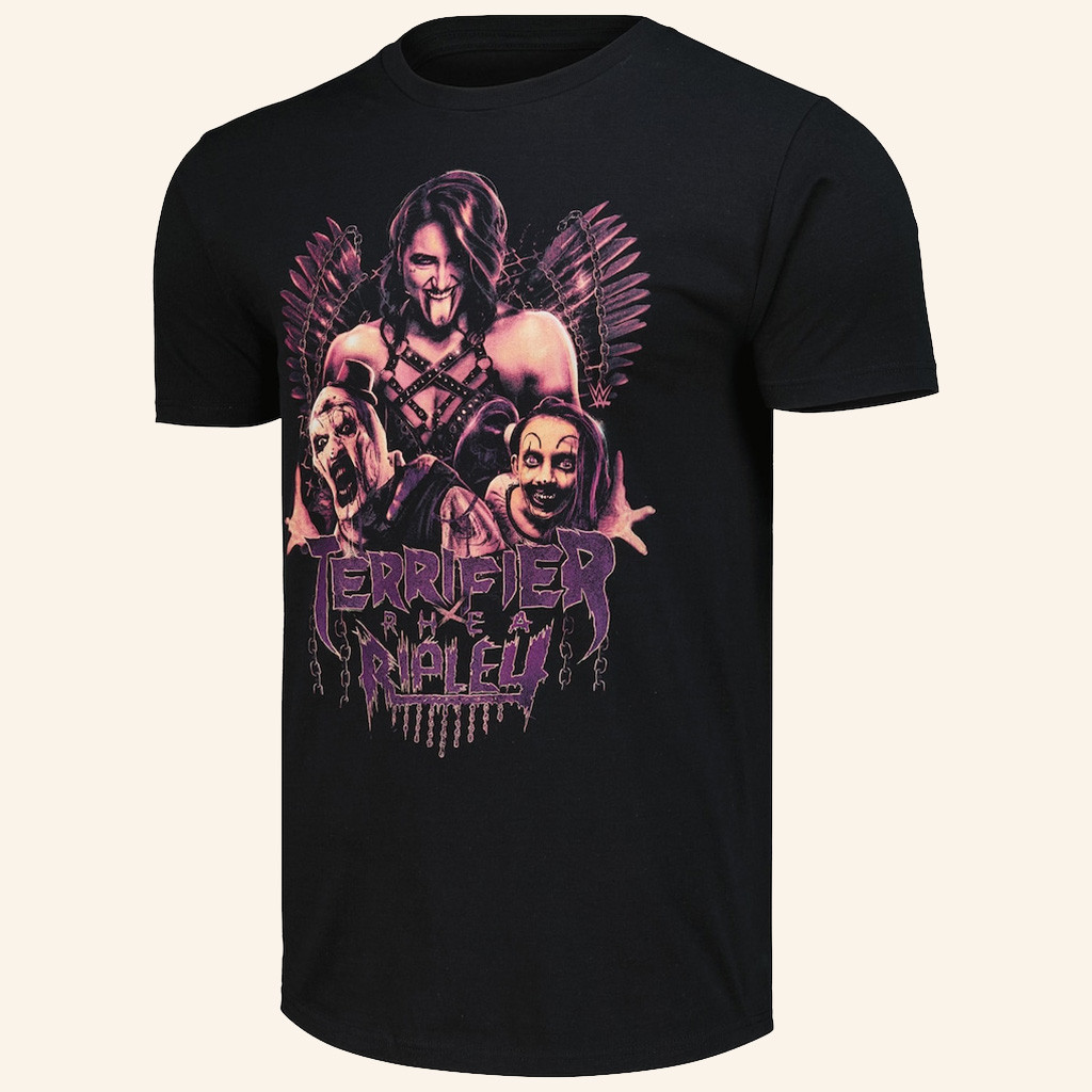 Rhea Ripley Terrifier Shirt Rhea Ripley Terrifier Mask T-Shirt Rhea Ripley Merch WWE Fan Gifts Rhea Ripley Terrifier Shirt Rhea Ripley Terrifier Mask T-Shirt Rhea Ripley Merch WWE Fan Gifts