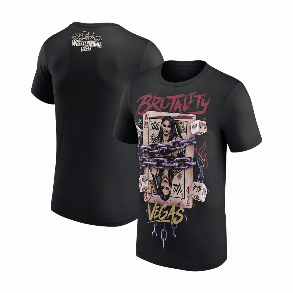 Rhea Ripley WrestleMania Playing Card T-Shirt World Wrestling Entertainment Clothes Rhea Ripley Fans Gift