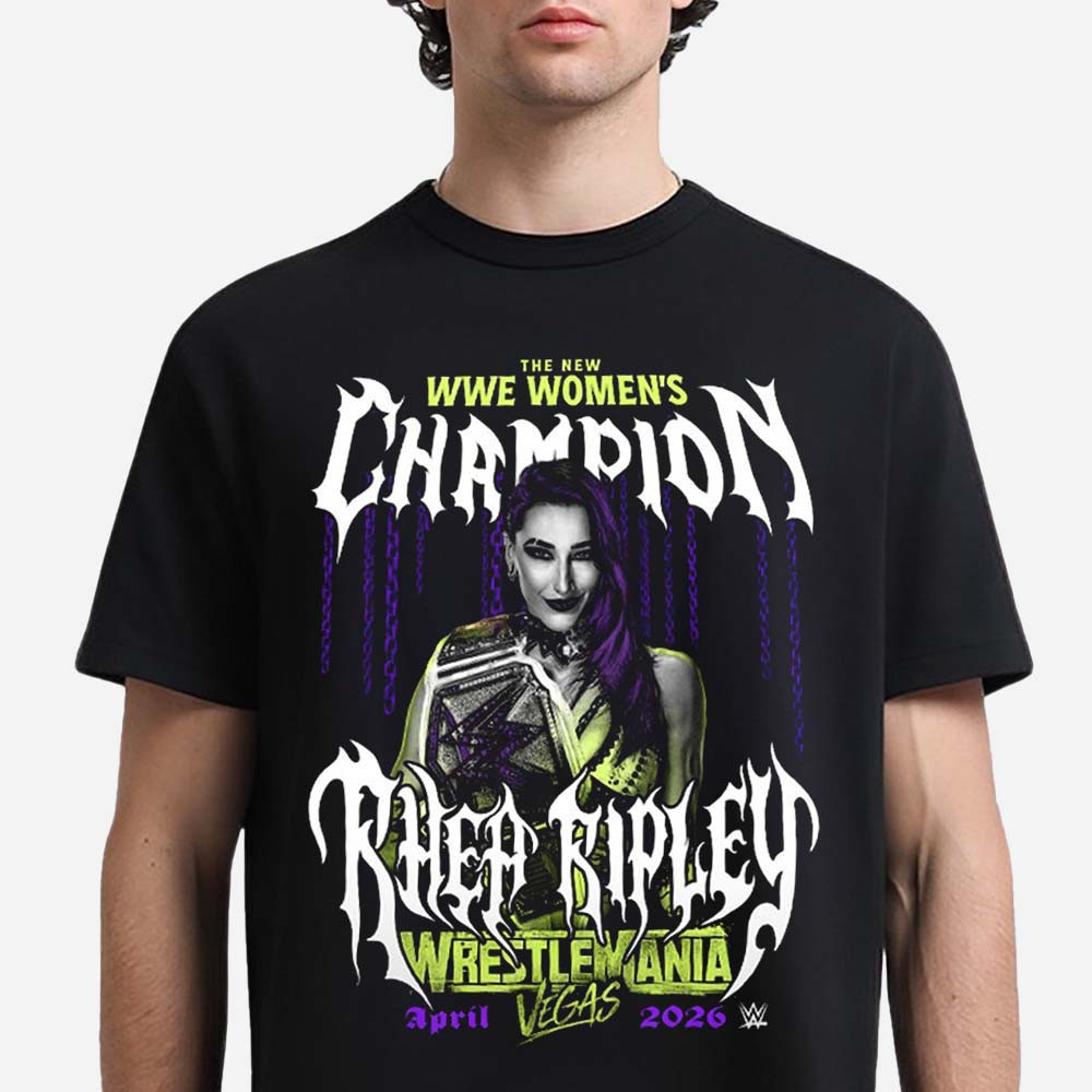 Rhea Ripley WWE Wrestlemania 42 Vegas Winner T-Shirt The New WWE Women's Champion Shirt
