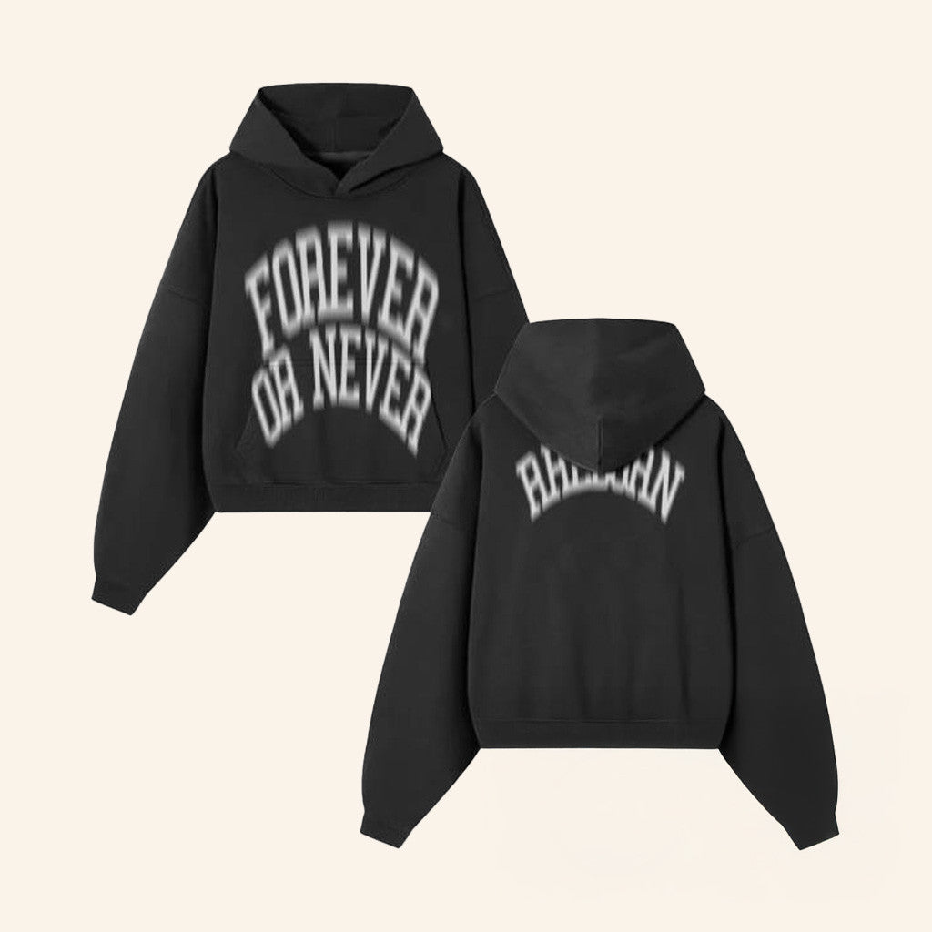 Rheborn Clo Merch Forever Or Never Hoodie Black Gifts For Him Rheborn Clo Merch Forever Or Never Hoodie Black Gifts For Him