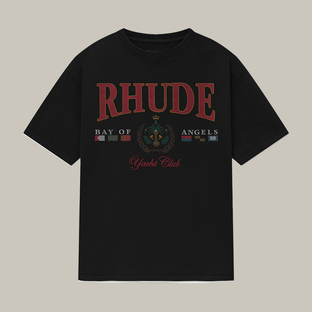 Rhude Bay Of Angels Yatch T-Shirt Rhude Clothes Present For Friend