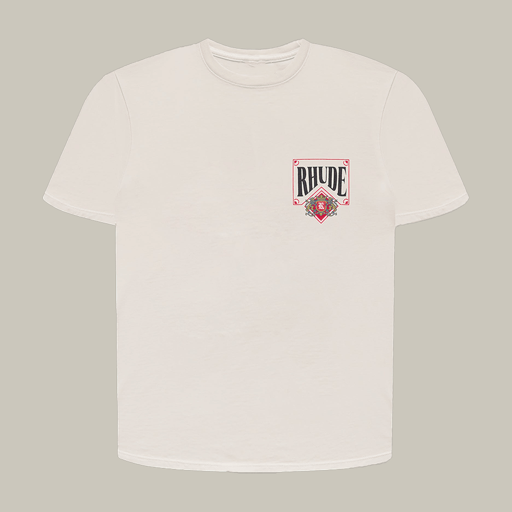 Rhude Card T-Shirt Trendy Clothes Streetwear Present For Rhude Fashion Lovers