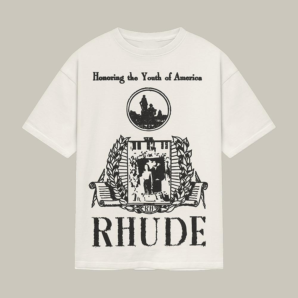 Rhude Honoring The Youth Of America T-Shirt Rhude Clothes Unique Present For Gen Z