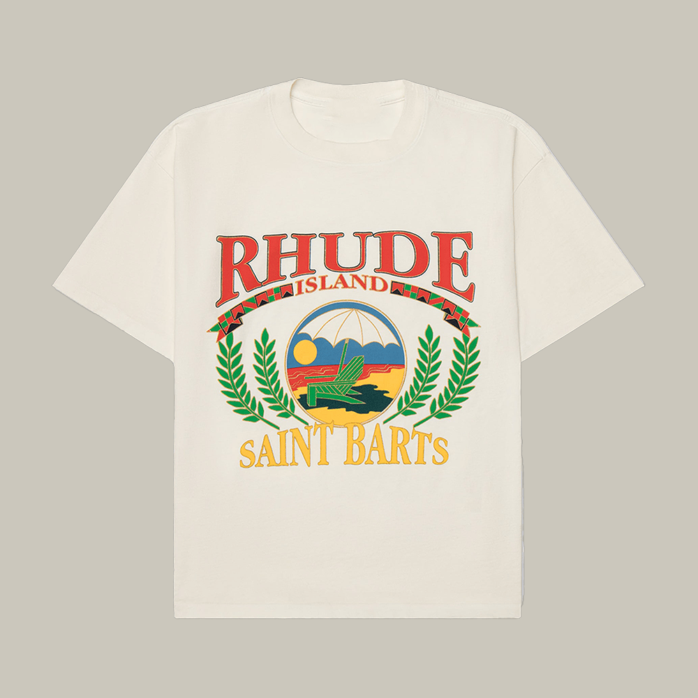 Rhude Islands Saint Barts Beach Chair T-Shirt Rhude Clothes Cool Gift For Him