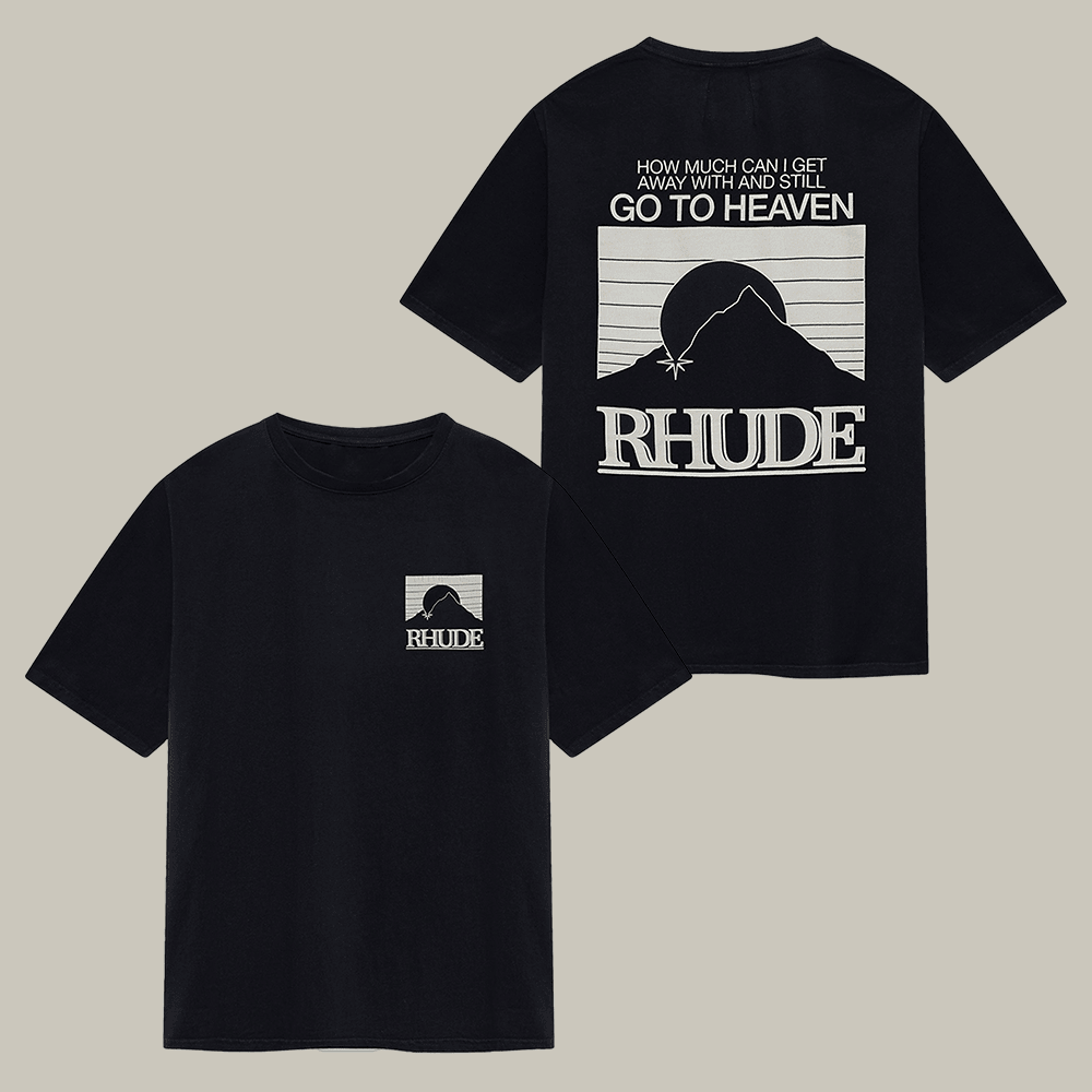 Rhude Moonlight Pack T-Shirt Go To Heaven Rhude Clothes Unique Gift Idea