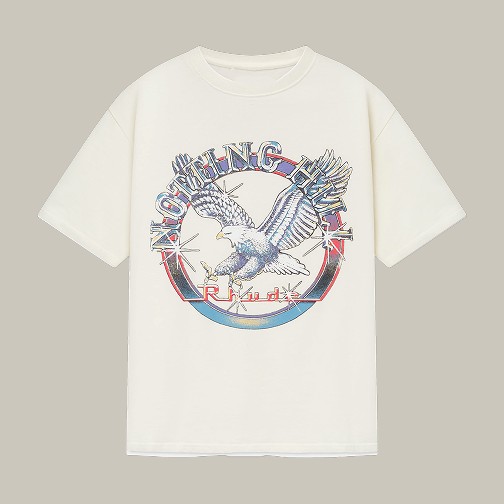 Rhude Nothing Hill Eagle T-Shirt Rhude Clothes Unique Present For Gen Z