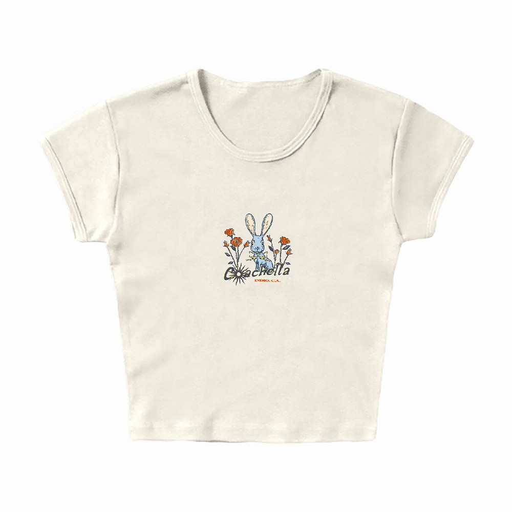 Ribbons & Roses Coachella 2026 Crop Top Coachella Valley Music Merch Music Fan Gifts