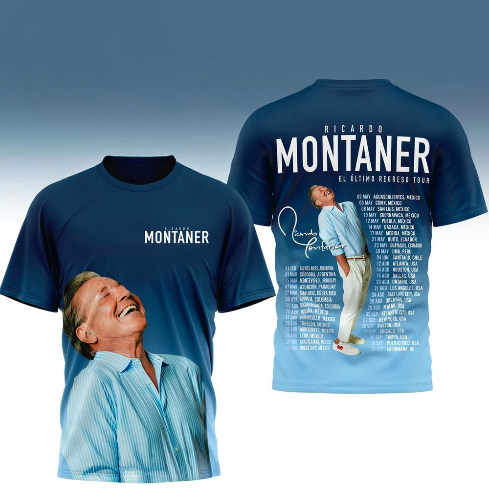 Ricardo Montaner El Ultimo Regreso Tour T-Shirt Ricardo Montaner Merch Gifts For Music Lovers