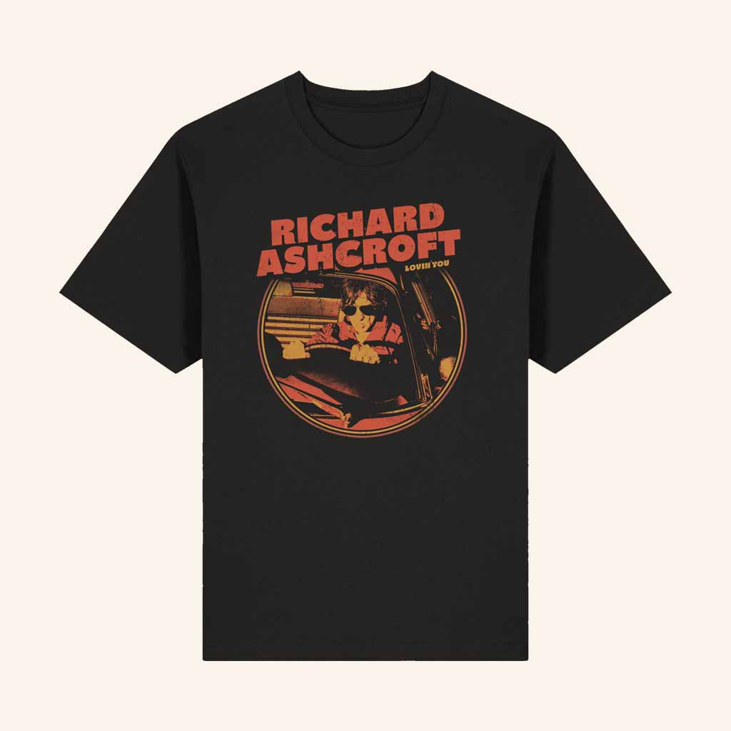 Richard Ashcroft Merch Richard Ashcroft Lovin You Black T-Shirt Presents For Music Lovers Richard Ashcroft Merch Richard Ashcroft Lovin You Black T-Shirt Presents For Music Lovers