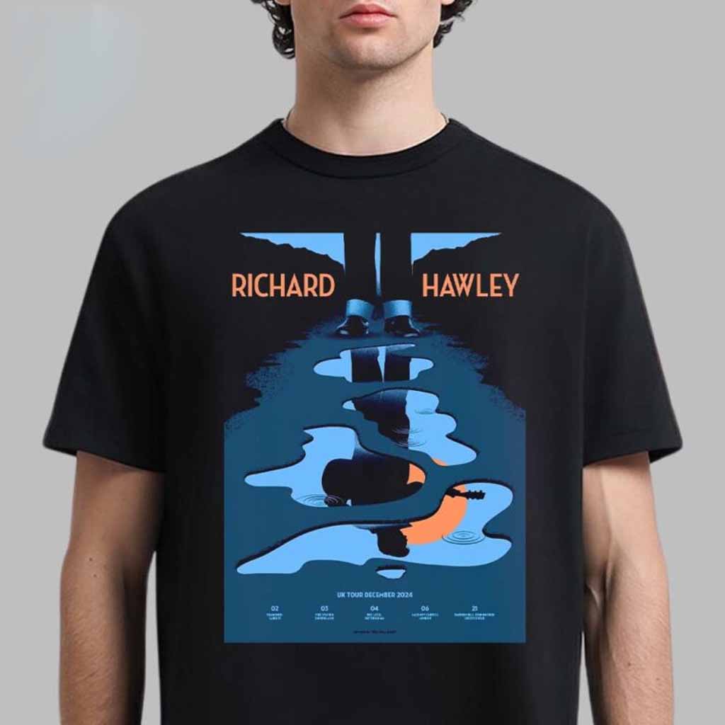 Richard Hawley UK Tour December 2024 T-Shirt Richard Hawley Merch Gifts For Fans Richard Hawley UK Tour December 2024 T-Shirt Richard Hawley Merch Gifts For Fans