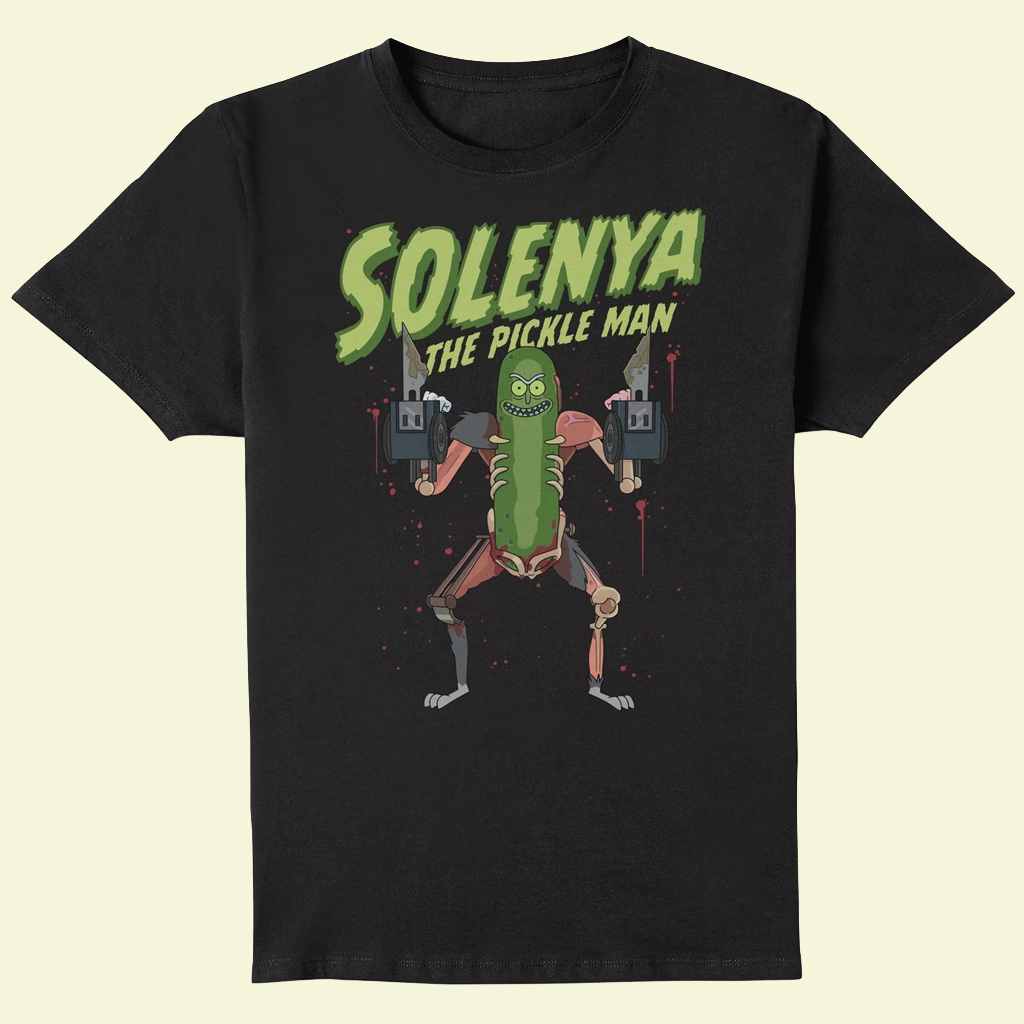 Rick And Morty Merch Solenya The Pickle Man T-Shirt Rick And Morty Shirt Gifts For Him