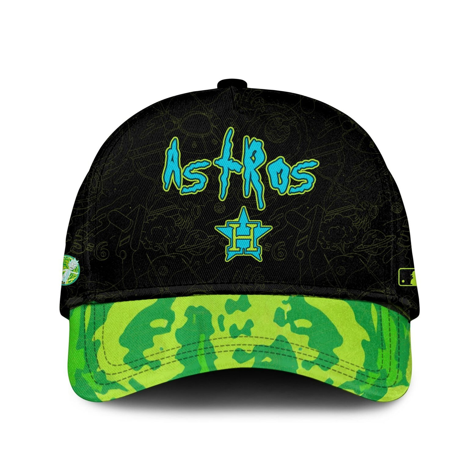 Rick And Morty x MLB Houston Astros Limited Edition Hat Baseball Enthusiast Gifts