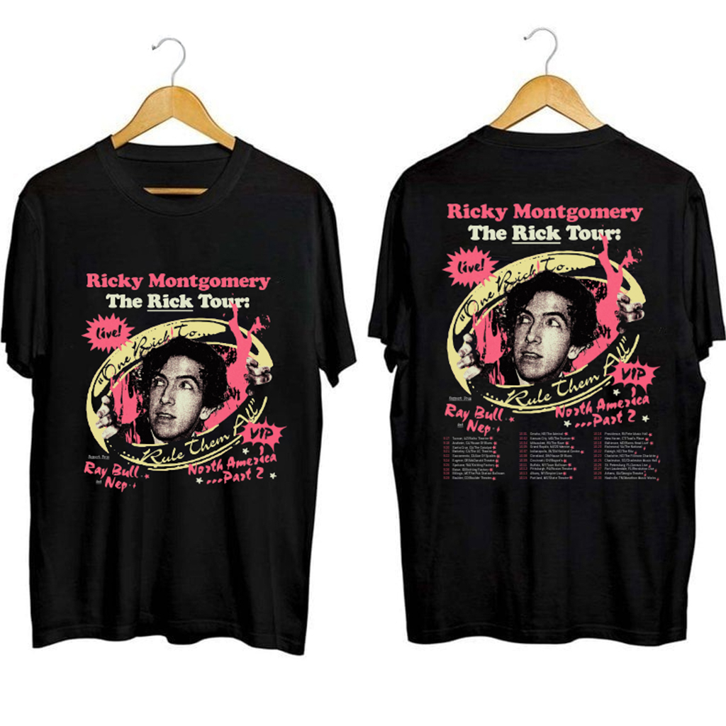 Ricky Montgomery The Rick Tour Shirt Ricky Montgomery Merch Gifts For Music Fans Ricky Montgomery The Rick Tour Shirt Ricky Montgomery Merch Gifts For Music Fans