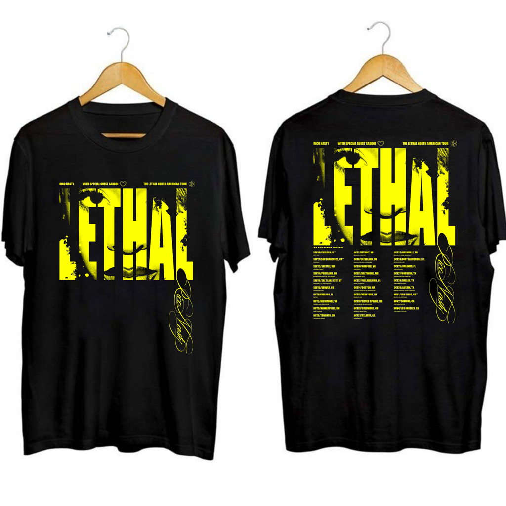 Rico Nasty Lethal Tour Shirt Rico Nasty Merch Gifts For Mother
