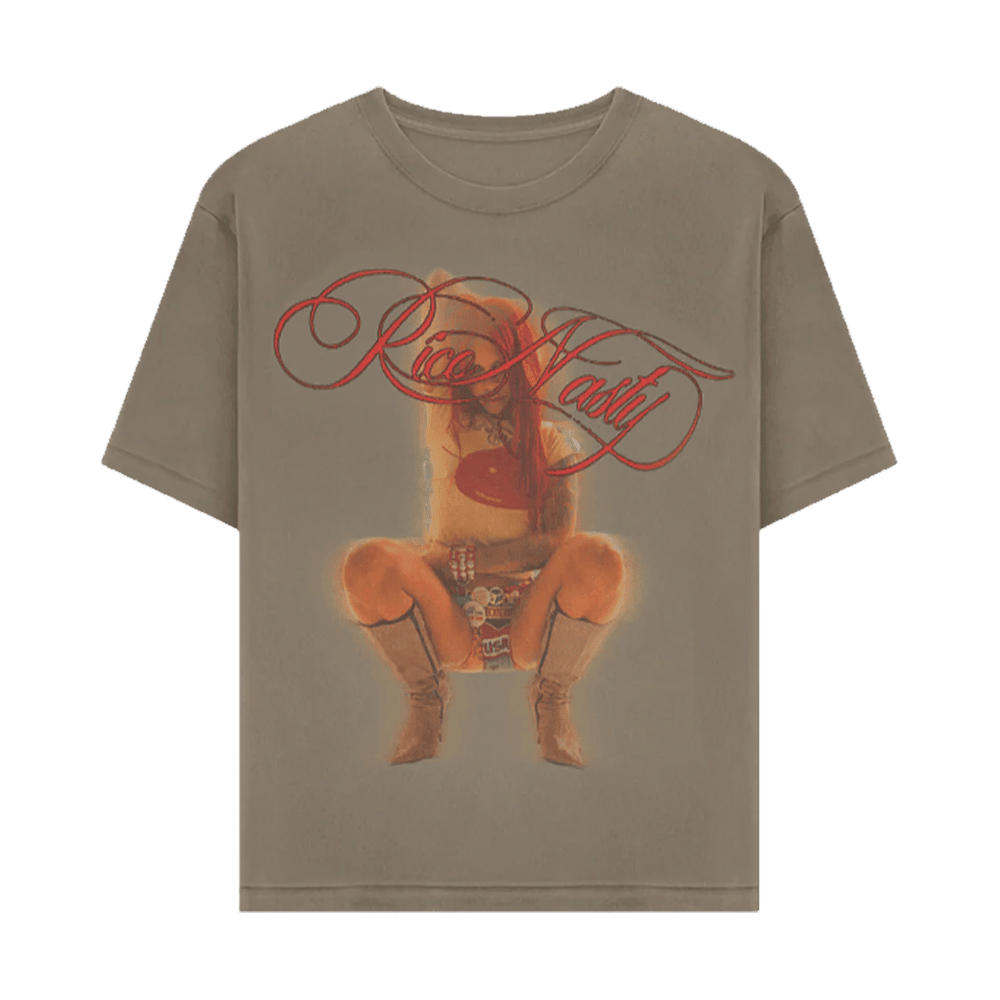 Rico Nasty Merch Rico Nasty Brown T-Shirt Father's Day Gifts For Rapper Fans